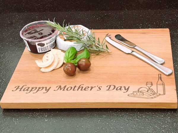 Rimu Cheese Board "Happy Mother's Day"