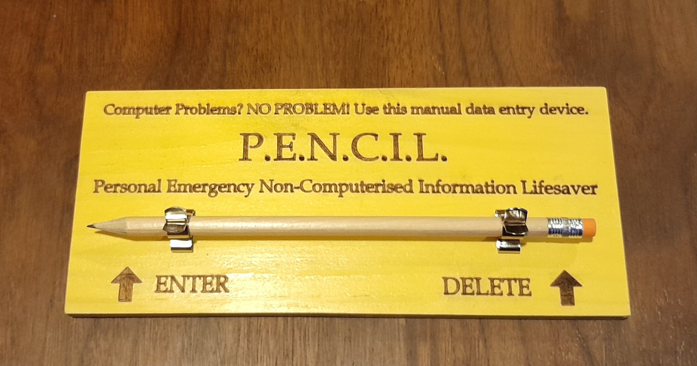 PENCIL Plaque