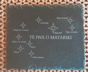 Te Iwa o Matariki - Reclaimed Christchurch Slate Serving Board