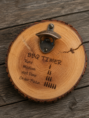 Larch Raw Edge Bottle Open 190mm Staple