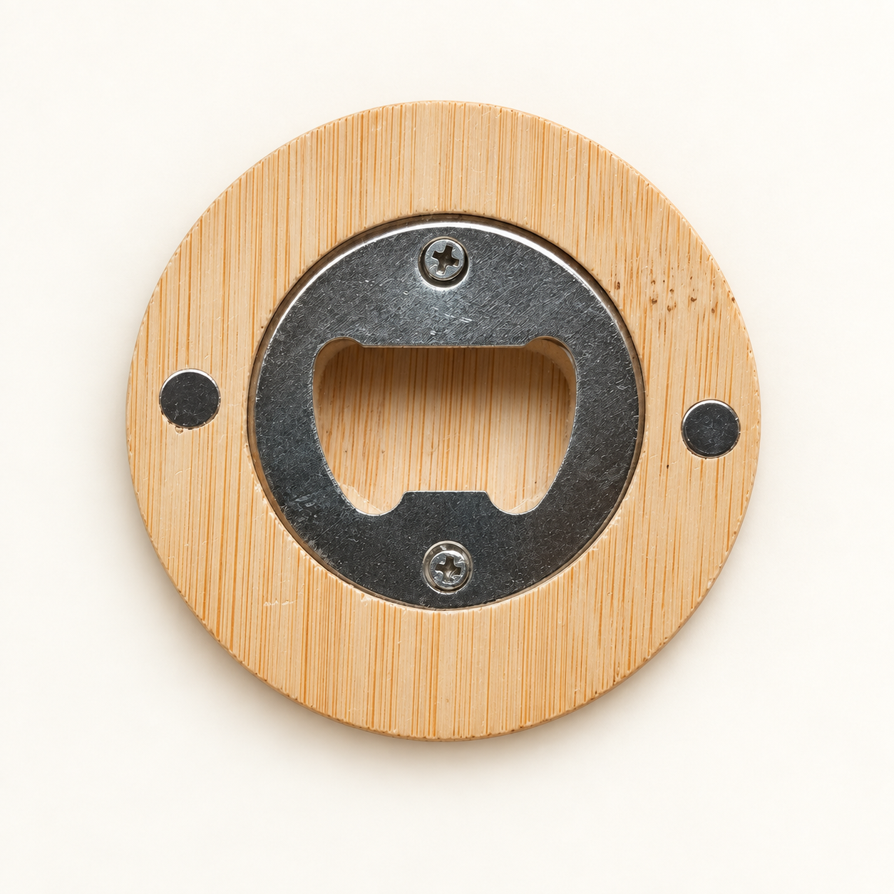 Bamboo Bottle Opener Fridge Magnet - Image 5